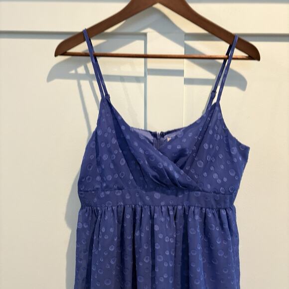 NWT Fairy Babydoll Dress Juniors Large Blue Chiffon Sheer Overlay Whimsy Y2K - Picture 3 of 15